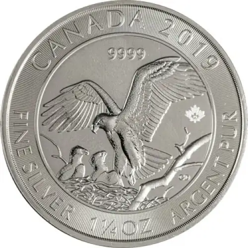 1.25 oz RCM Silver Canadian Bald Eagle - Misc Dated (2)