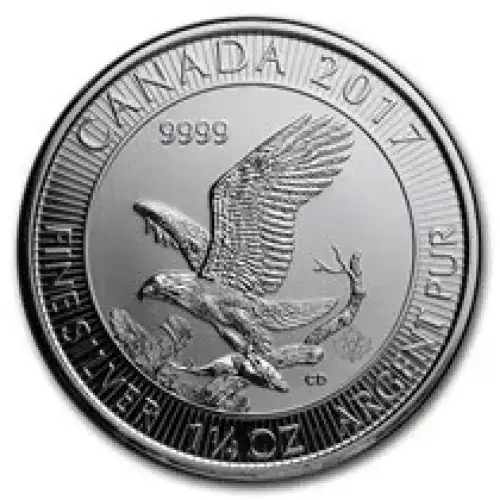 1.25 oz RCM Silver Canadian Bald Eagle - Misc Dated (4)