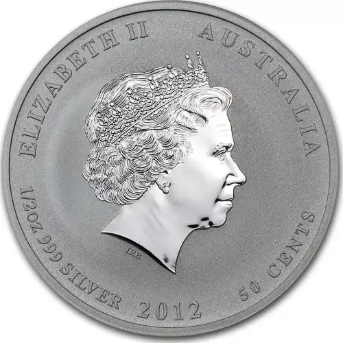 1/2oz Australian Silver Lunar Year of the Dragon - 2012 (2)