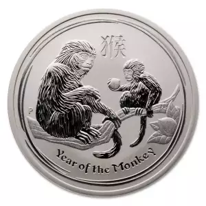 1/2oz Australian Silver Lunar Year of the Monkey - 2016 (2)