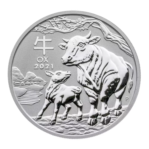 1/2oz Australian Silver Lunar Year of the Ox - 2021