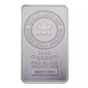 10 oz Silver Bar - Royal Canadian Mint (RCM) (2)