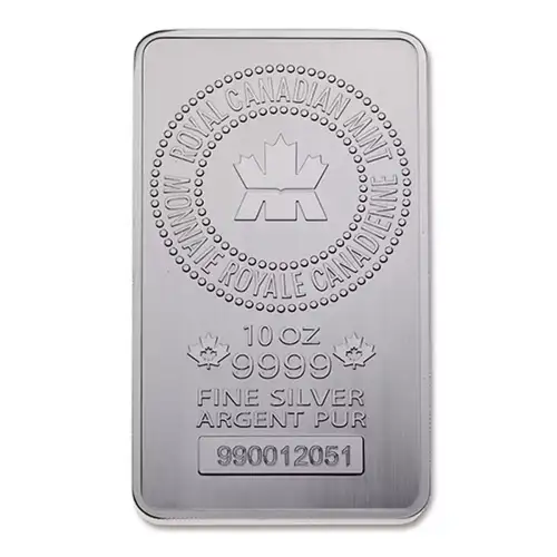 10 oz Silver Bar - Royal Canadian Mint (RCM) (2)