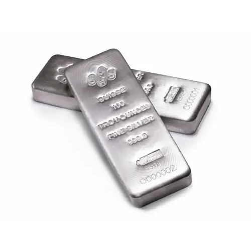 100oz PAMP Cast Silver Bar (2)