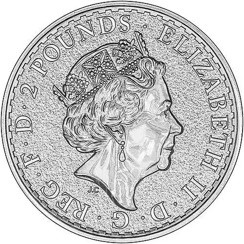1oz 2017 British Silver Lunar Series Year of the Rooster