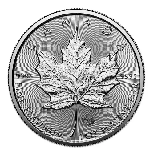 1oz Canadian Platinum Maple Leaf - 2024  (5)