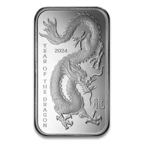 1oz Silver Bar - 2024 Lunar Year of the Dragon  (3)