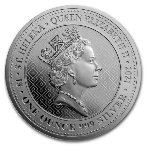 1oz Silver Coin - St. Helena, Victory - 2021