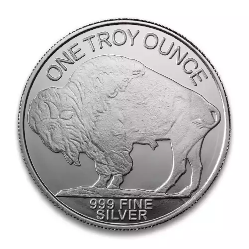 1oz Silver Round - Buffalo (3)