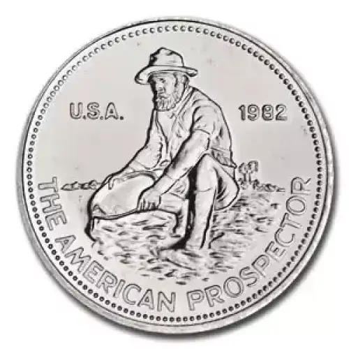 1oz Silver Round - Engelhard Prospector - Misc. Dated