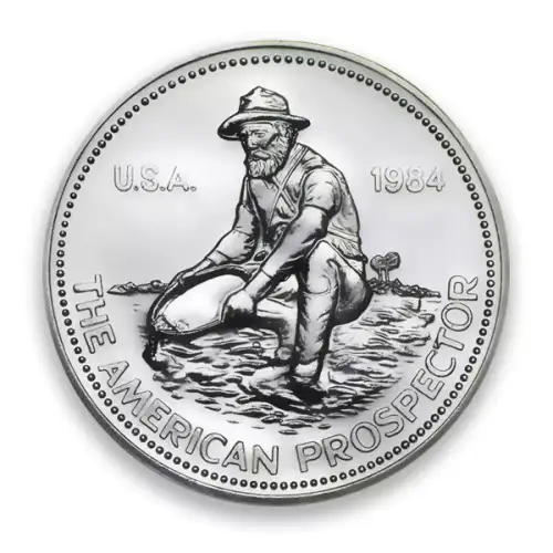 1oz Silver Round - Engelhard Prospector - Misc. Dated (5)
