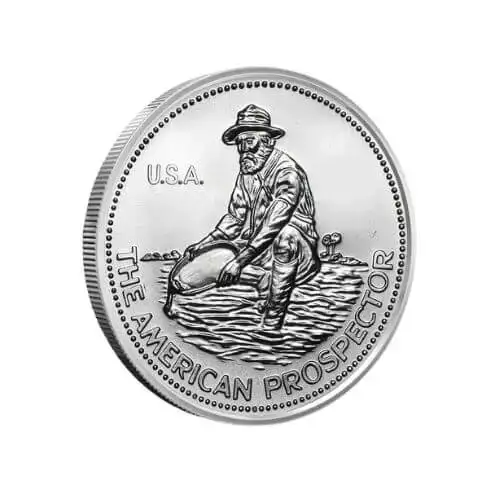 1oz Silver Round - Engelhard Prospector - Misc. Dated (2)