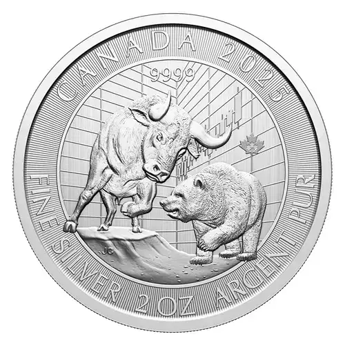 2 oz RCM Silver Bull & Bear - 2025 (2)
