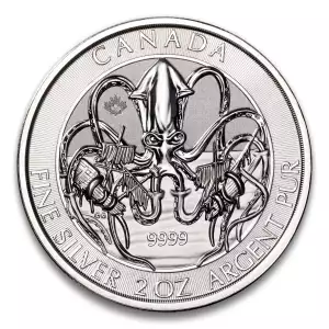 2 oz RCM Silver Kracken Silver Coin - 2020 (2)