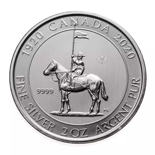 2 oz RCM Silver RCMP Silver Coin - 2020 (2)