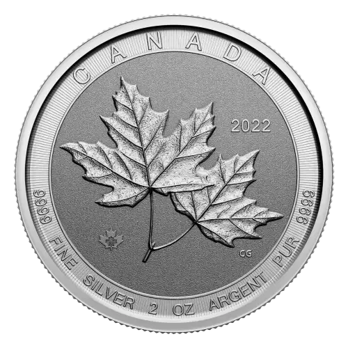 2 oz RCM Silver Twin Maples Silver Coin  (5)
