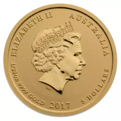 2005 1/20oz Australian Perth Mint Gold Lunar: Year of the Rooster