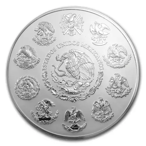 2012 Mexico 1 kilo Silver Aztec Calendar (2)