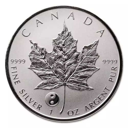 2016 1oz Canadian Silver Maple Leaf Ying Yang Privy (2)