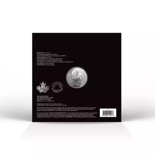 2023 $5 Treasured Silver Maple Leaf - Pure Silver Premium Bullion Coin (4)