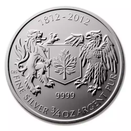 3/4 oz RCM Silver War of 1812 - 2012 (2)