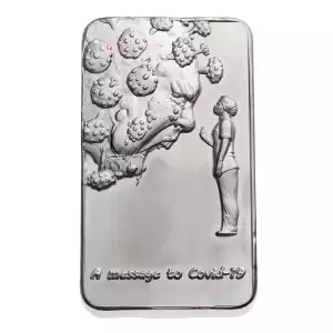 Argentia Silver Art - 3 oz Bar - COVID19 - Matte (4)