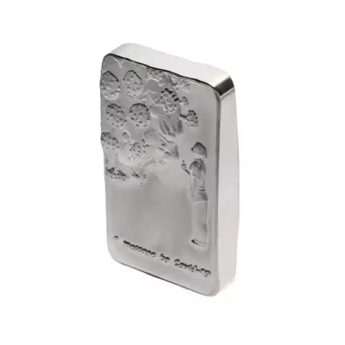 Argentia Silver Art - 3 oz Bar - COVID19 - Matte (3)