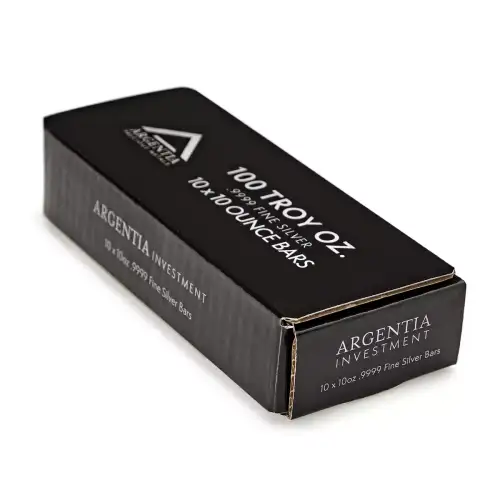 ARGENTIA Silver Bar 10 oz - Poured (4)