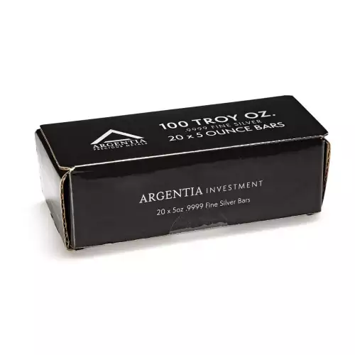 ARGENTIA Silver Bar 5 oz - Poured (4)