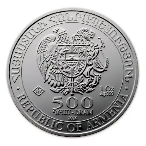 Armenian 1oz Silver Noah's Ark - Misc. Dated (3)