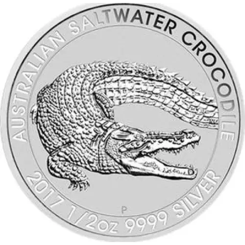 Australian 1/2oz Silver Saltwater Crocodile - 2017