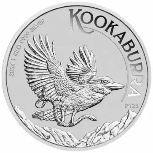 Australian 1 Kilo Silver Kookaburra - 2024 (2)