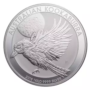 Australian 1 Kilo Silver Kookaburra - Misc. Dated (5)