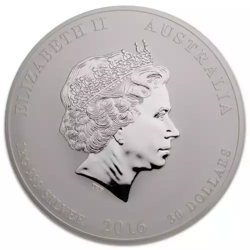 Australian 1 Kilo Silver Year of the Monkey - 2016