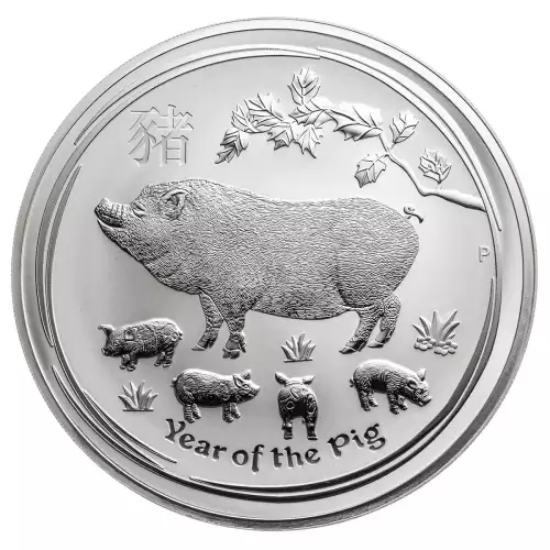 Australian 1 Kilo Silver Year of the Pig - 2019 (3)