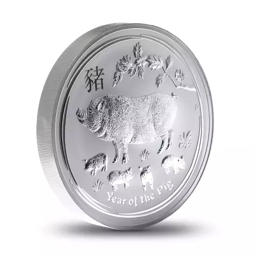 Australian 1 Kilo Silver Year of the Pig - 2019