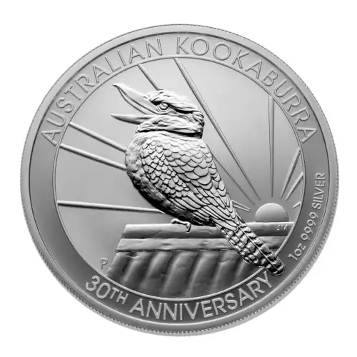 Australian 1oz Silver, 30th Anniversary Kookaburra - 2020 (3)