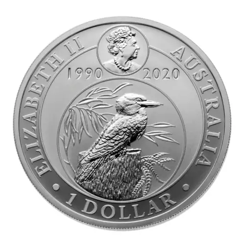 Australian 1oz Silver, 30th Anniversary Kookaburra - 2020 (4)