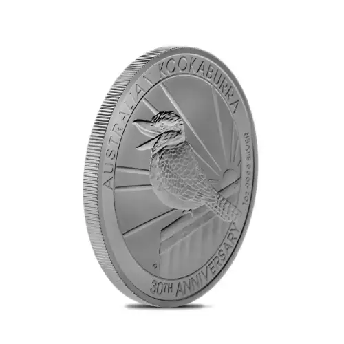 Australian 1oz Silver, 30th Anniversary Kookaburra - 2020 (2)