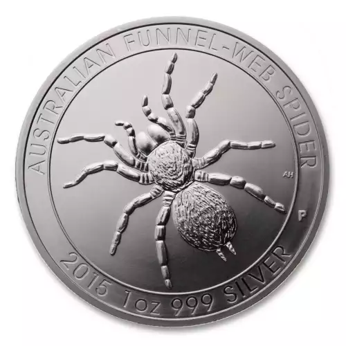 Australian 1oz Silver Funnel Web Spider - 2015 (3)