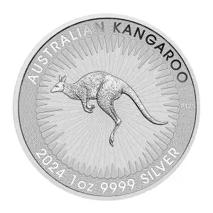 Australian 1oz Silver Kangaroo - 2024  (4)