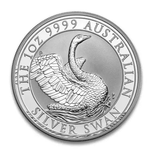 Australian 1oz Silver Perth Swan - Misc. Dated (2)