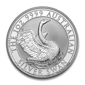 Australian 1oz Silver Perth Swan - Misc. Dated (2)