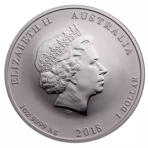 Australian 1oz Silver Year of the Dog - 2018