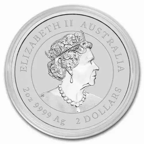 Australian 2 oz Silver Year of the Tiger - 2022 