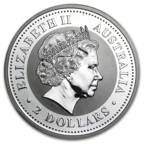 Australian 2oz Silver Year of the Dragon - 2000