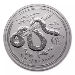 Australian 2oz Silver Year of the Snake - 2013 (2)