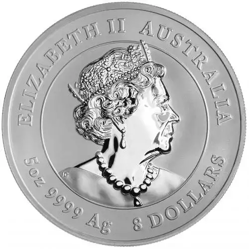 Australian 5 oz Silver Year of the Tiger - 2022  (2)
