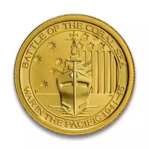 Australian Gold Battle of the Coral Sea, 1/10 oz - 2015 (2)