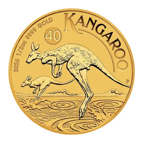 Australian Gold Kangaroo, 1/2 oz - 2026 (2)